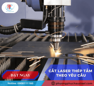 Cắt laser thép tấm theo yêu cầu giá rẻ - Gia công chính xác tại TPHCM