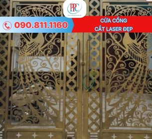 Cửa cổng cắt laser đẹp: Gợi ý mẫu, tiêu chí chọn và lưu ý gia công | Phương Phú Châu