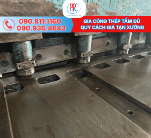 Gia công cắt thép tấm, bo cạnh, chấn thép giá xưởng