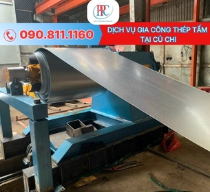 Dịch vụ gia công thép tấm ở Củ Chi: Đáp ứng nhiều hạng mục cơ khí