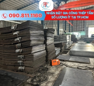 Nhận gia công thép tấm số lượng ít, cắt lẻ theo yêu cầu