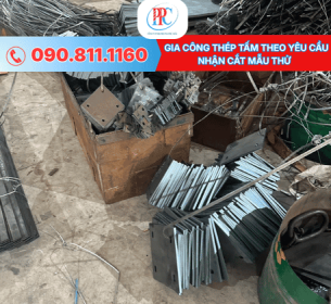 Xưởng gia công thép tấm theo yêu cầu, nhận cắt mẫu thử 