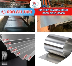 Giá thép tấm cán mỏng 2026: SPCC, SPHC, SS400 | Phương Phú Châu