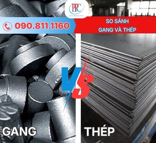 So sánh gang và thép chi tiết từ A- Z