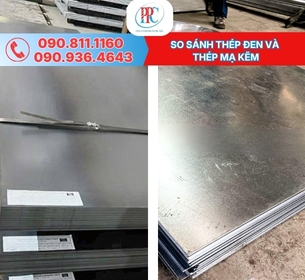 So sánh thép đen và thép mạ kẽm: Nên chọn loại nào? 