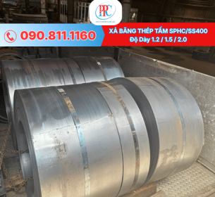 Xả Băng Thép Tấm SPHC/SS400 Độ Dày 1.2 / 1.5 / 2.0 Theo Yêu Cầu